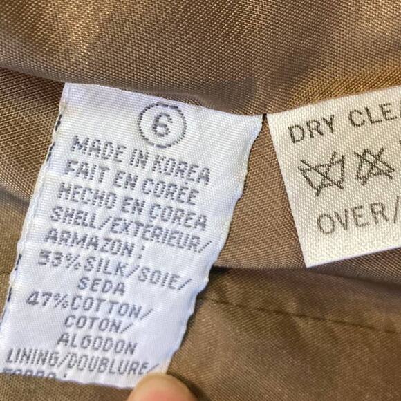 Vintage Women's Blazer Military Army Green - Grunge - 3 Pockets - Women's 6 EUC - Picture 9 of 10